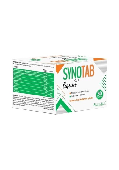 Synotab Liquid Kollajen Tek Dozluk 30 Flakon 30ml