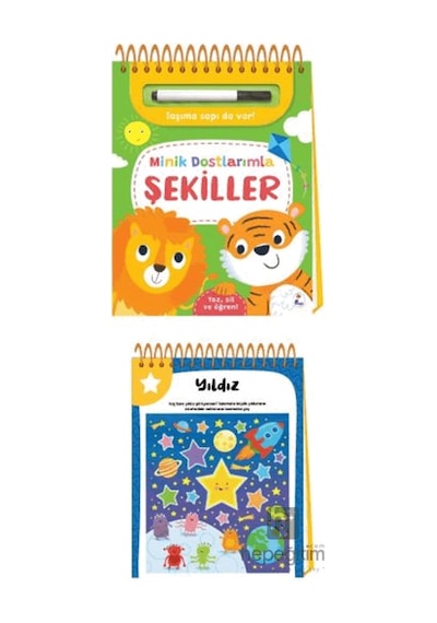 Minik Dostlarımla Şekiller Yaz, Sil Ve Öğren