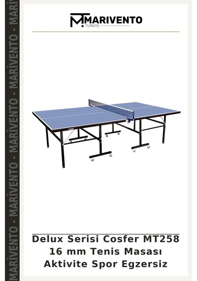 Delux Serisi Cosfer Mt258 16 Mm Tenis Masası Aktivite Spor Egzersiz