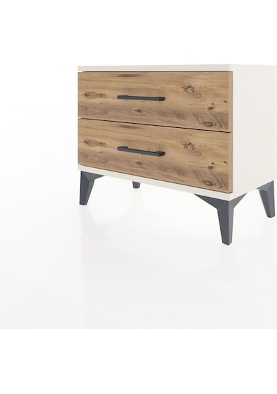 Arges Komodin 2 Çekmeceli 60x30x48 Aytaşı-çam Aytaşı
