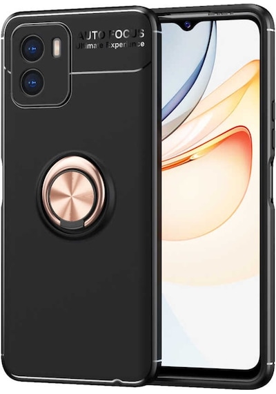 Vivo Y15S Kılıf Yüzüklü Magnetli Ravel Case Kapak
