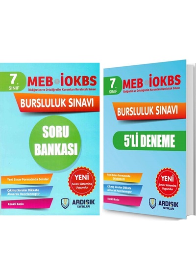 Ardışık Yayınları 7. Sınıf 2025 Bursluluk Sınavı Soru Bankası Ve Deneme Seti 2 Kitap