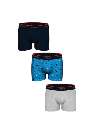 John Frank Üçlü Retrosport Boxer Renkli Renkli