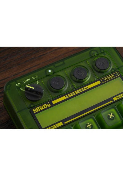 8bitdo Retro 18 Xbox Edition Kablosuz Mekanik Numpad, Hesap Makinesi Modu, Windows Ve Android Uyumlu Açık Yeşil