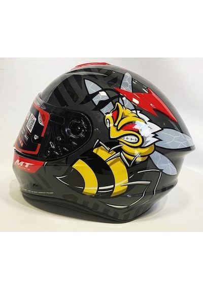 Mt Targo Bee B5 Full Face Motosiklet Kaskı 65273 Kırmızı