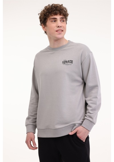 Kinetix Ml Create 16slg314 5fx Gri Erkek Sweatshirt Gri
