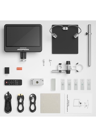 Andonstar Ad210s-pro 4k 60fps Hdmı Dijital Mikroskop 10.1 Lcd Pcb Lehimleme Mikroskobu