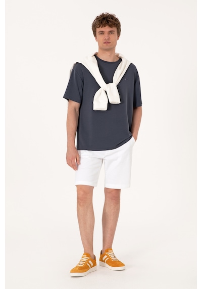 U.S. Polo Assn. Erkek Comfort Fit Bisiklet Yaka Antrasit Tişört 50307322-VR006