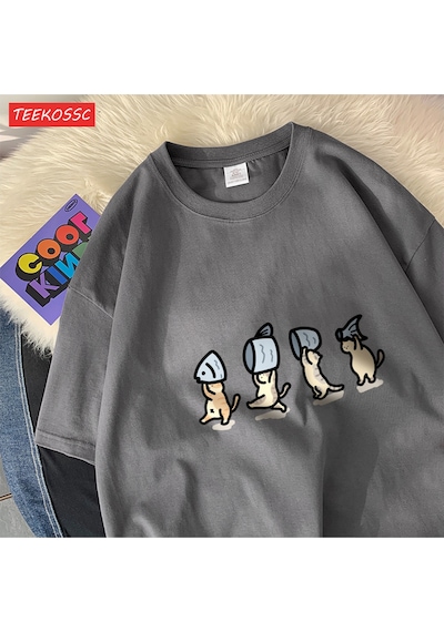 Noıssey Urban Pop Graphic Kadın Tişört Koleksiyonukod 5090 Füme