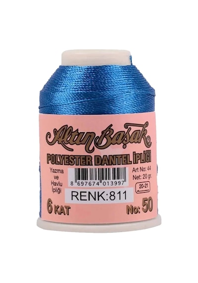Tedar 3 Adet Altınbaşak Oya Ve Dantel İpi 20 Gr - Royaleks - No: 811 Najmaddin (No:1) 8.5Cm X 10.5 Cm