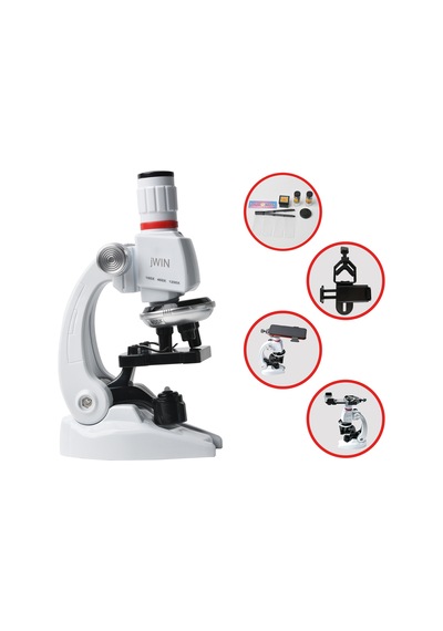 Jwin Jm-452m Mobil Uyumlu Mikroskop Seti - Beyaz