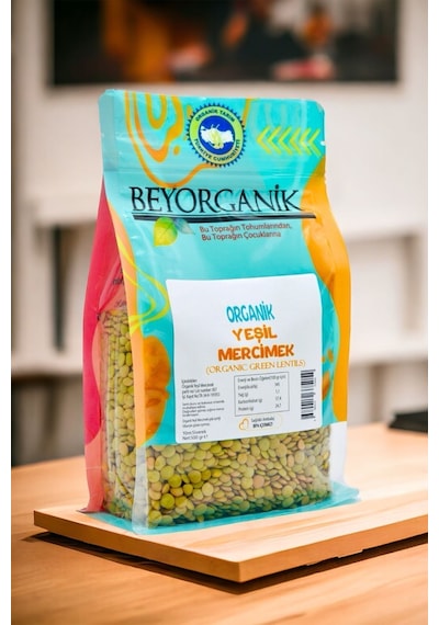 Beyorganik Organik Yeşil Mercimek 500 G