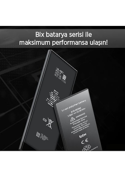 Bix Apple Uyumlu iPhone 8 Plus 3650Mah Batarya