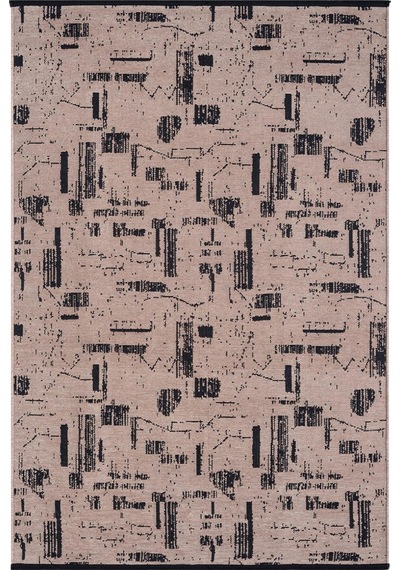 Çam Halı Bodrum Bdr 114 Bej Özel Latex Kaymaz Tabanlı Kilim