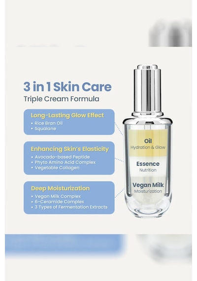 Tırtır Ceramic Milk Ampoule Yoğun Nemlendirici Yüz Serumu Seti 2x40ml