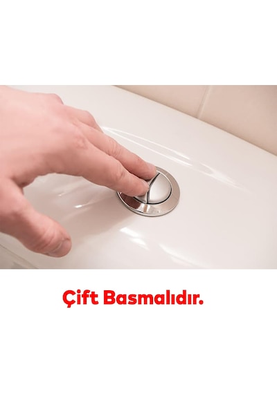 Tr Çift Basmalı İç Takımı Rezervuar İç Düzenek Otomatik Su Dolum Basma Alafranga Tuvalet Klozet Sifon Genel