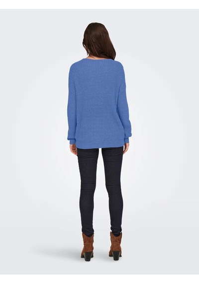 Jdy Jdynew Megan L/s Pullover Knt Noos Kadın Kazak 15208245 Mavi
