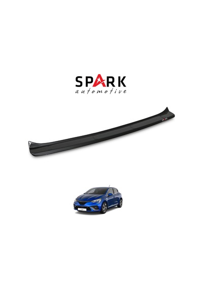 Renault Clio 5 2020- Yılı Ve Sonrası Uyumlu Arka Tampon Eşiği Parlak Siyah