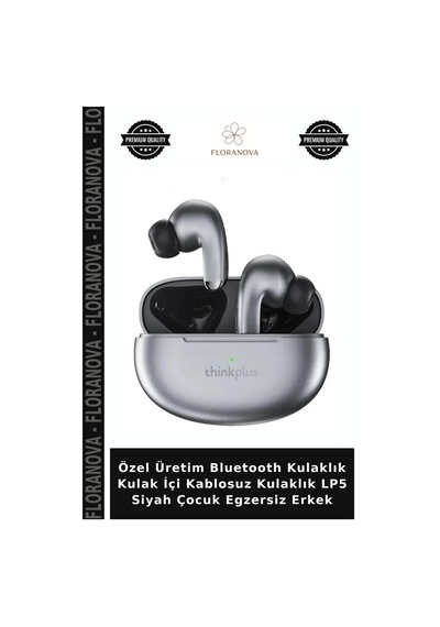 Özel Üretim Bluetooth Kulaklık Kulak İçi Kablosuz Kulaklık Lp5 Siyah Çocuk Egzersiz Erkek