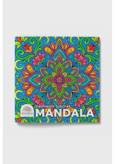 Mandala Büyükler İçin Boyama Kitabı Geometrik Sükûnet