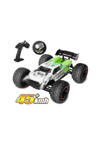 Haiboxing Rc 1/16 Destroyer 45+ Km/h Kumandalı Araba Rtr Elektrikli 4wd Brushless Fırçasız Truggy Truck Yeşil