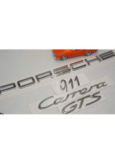 Porsche Carrera 911 Gts Bagaj 3M 3D Abs Yazı Logo Amblem Seti (549169188)