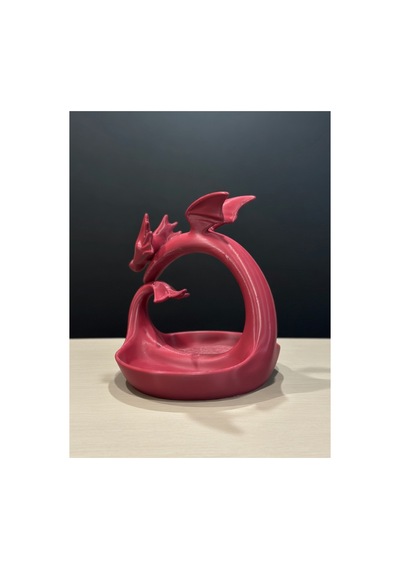 Ejderha Figürlü Tepsi - 3d Baskı Fantastik Dragon Organizer & Dekoratif Obje