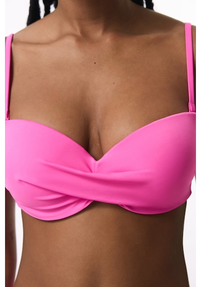 Penti Pembe Straplez Cup Toparlayıcı Balenli Straplez Bikini Üstü