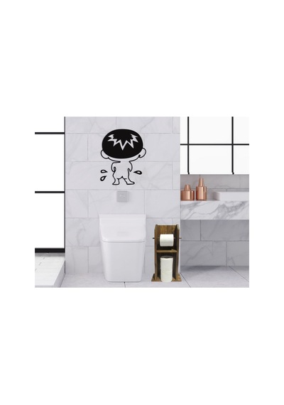Bk Home Doğal Masif Ahşap Tuvalet Kağıtlığı Ve Konsept Banyo Duvar Dekoru-3