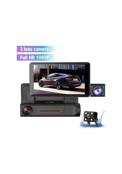 Navigold Ds-413 Full Hd 1080p Araç Içi Dvr Kamera 3 Kameralı