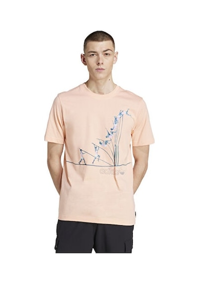 Adidas Q12 Ts Pole Erkek Günlük Tişört Jp4494 Pembe Pembe