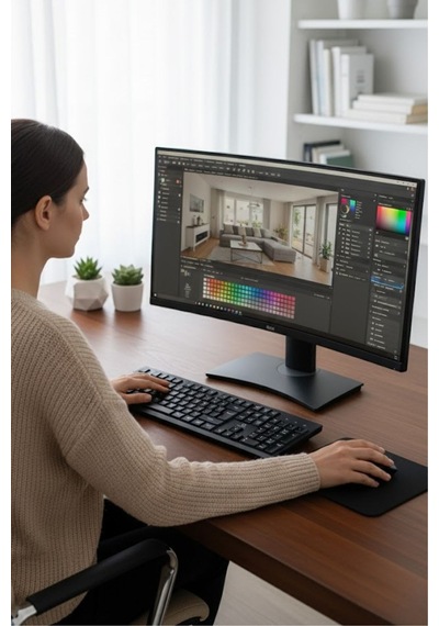 Buffer Kablosuz Q Klavye Mouse Seti Rahat Yazım, Sessiz Tuşlar, Ofis Ve Ev Kullanımına Uygun Set Yk7100 Diğer