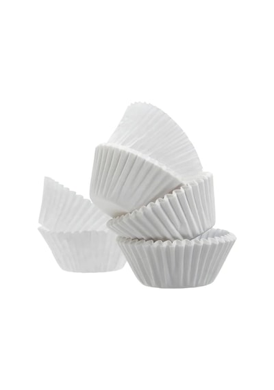 Takribi 200 Adet Orta Boy Beyaz Muffin Kek Kalıbı, Browine Kalıbı 50x30 Mm, Cupcake Kağıdı Çok Renkli