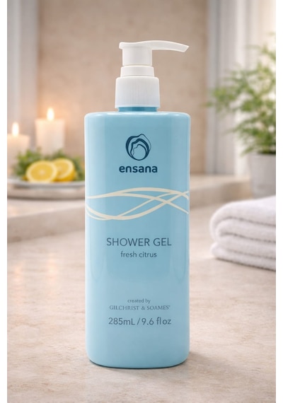 Ensana Fresh Citrus Duş Jeli 285 Ml Ferahlatıcı & Nemlendirici Etki Narenciye