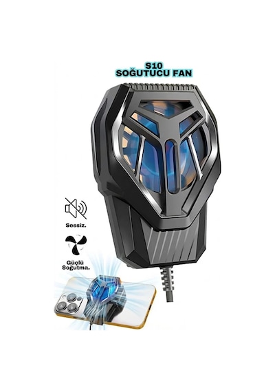 Telefon Soğutucu Fan Kablolu Aşırı Isınmayı Durdur Soğutma Fanı Akıllı Telefonlara Uygun Soğutucu Fan