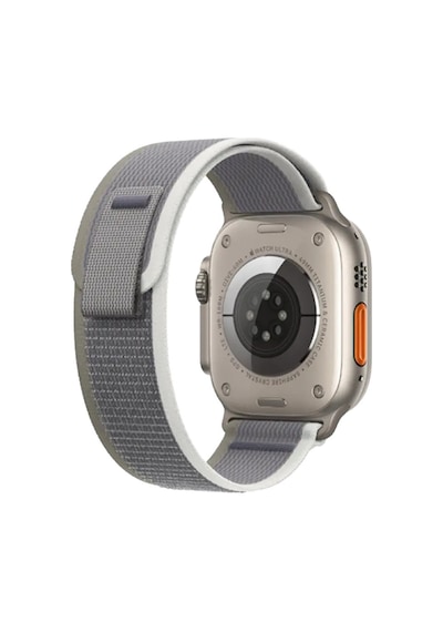 Piili Apple Watch Uyumlu 42 - 44 - 45 - 46 - 49 Mm Urban Active Kayış Gri - Yeşil Apple Watch Uyumlu Kayışı Yeşi