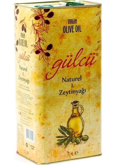 Gülcü Naturel Birinci Zeytinyağı Teneke 5 L
