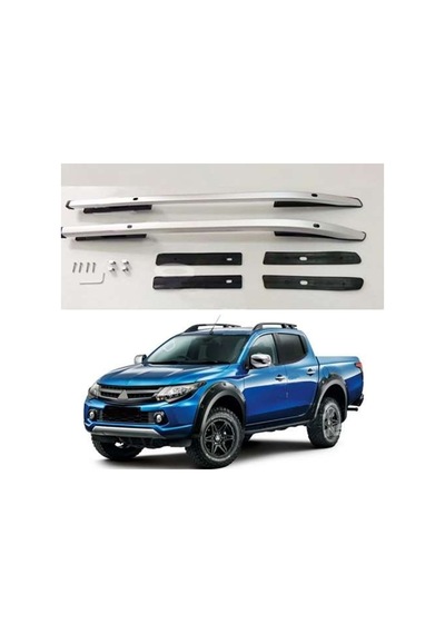 Mitsubishi L200 2015 Sonrası Tavan Çıtası Gümüş