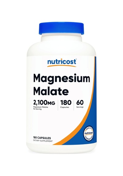 Nutricost, Magnesium Malate, 420 Mg, 180 Capsules. Usa 4038