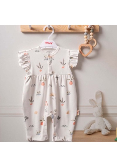 Tiffany Baby & Kids Tiffany Baby Sunny Garden Fırfırlı Atlet Tulum 2410089 Ekru