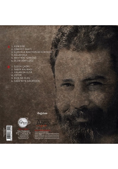 Plak - Ahmet Kaya - Şarkılarım Dağlara