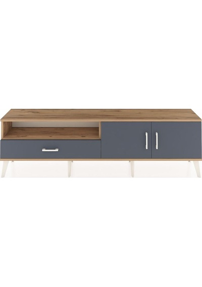 Arges Tv Ünitesi 2 Raflı Tek Çekmeceli 2 Kapaklı 176x30x51 Çam-antrasit/antrasit Antrasıt/antrasıt Arges Tv Ünitesi 2 Raflı Tek Çekmeceli 2 Kapaklı 176x30x51 Çam-antrasit/antrasit Antrasıt/antrasıt