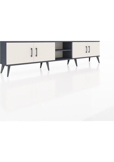 Arges Tv Ünitesi 3 Raflı 4 Kapaklı 220x30x51 Antrasit-aytaşı/antrasit Aytası/antrasıt - Antrasıt Arges Tv Ünitesi 3 Raflı 4 Kapaklı 220x30x51 Antrasit-aytaşı/antrasit Aytası/antrasıt - Antrasıt