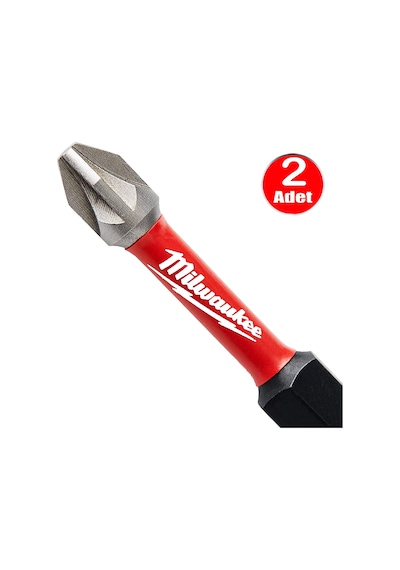 Milwaukee Bits Yıldız Uç Vidalama Matkap Ucu Pz2 X 50mm -2 Adet