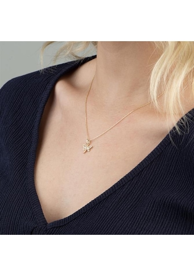 Goldkupe 14 Ayar Altın Taşlı Yusufçuk Kolye 2,03 Gr-1411