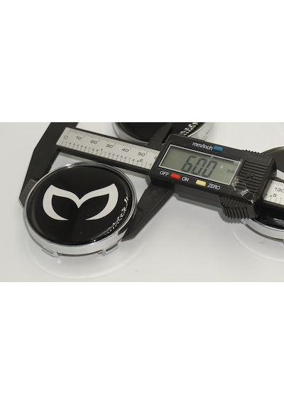 Mazda Batman Logo Jant Göbeği Kapak Seti 60mm