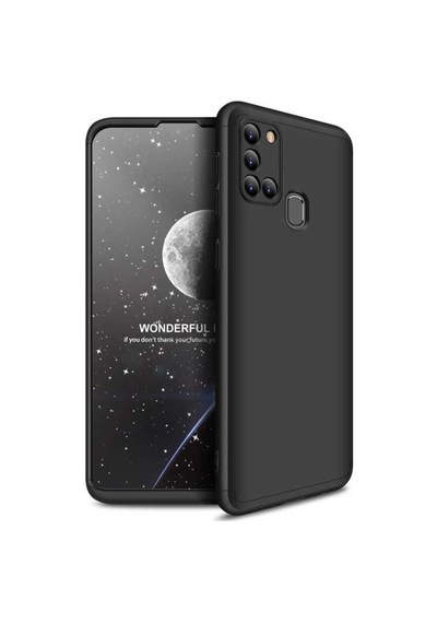 Galaxy A21s Kılıf Zore Ays Kapak Siyah