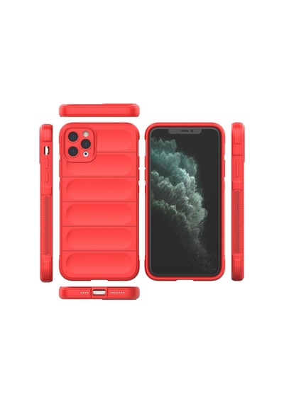 iPhone Uyumlu 11 Pro Kılıf Optimum Silikon - Kırmızı Düz Renkli