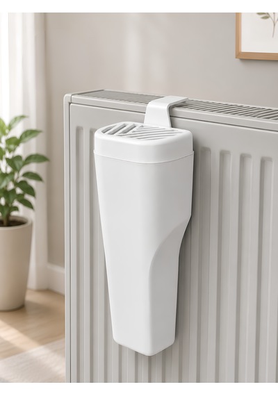 2 Adet Kalorifer Suluğu Air Fresh Nem Koruyucu Kapaklı Nemlendirici Petek Suluğu Oda Ortam Nemlendirici Hava Nemlendiricisi Beyaz