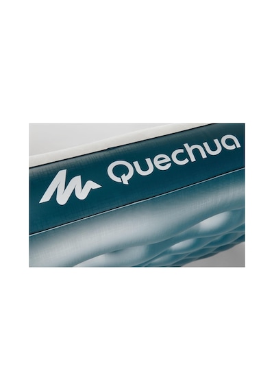 Quechua Şişme Yatak Kamp Yatağı 2 Kişilik 140 Cm Kadife Yüzey Şişirilebilir Yatak Gri - 140x190cm